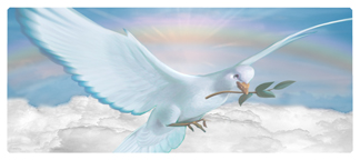 DNSEMP-L-116-D-BL Dove Clouds Blue